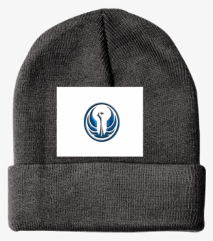 Fold Up Cuff Beanie - Jedi Symbol