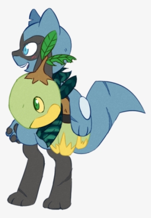 Riolu And Turtwig - Pokémon Mystery Dungeon