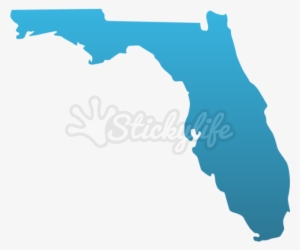 Fl State Decals - Florida Democrat Republican Map