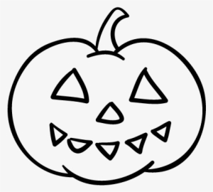 Halloween Typical Pumpkin Head Smile Vector - Clip Art