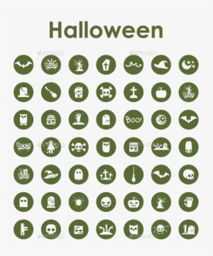 Set Of Halloween Simple Icons - Free Wedding Icons