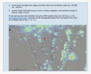 The Viirs 2015 Map Of The Region , The Arrow - Light