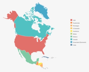 North America Map - High Resolution North America Map