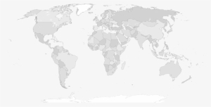 World Map - Black And White Atlas