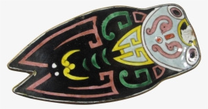 1920s Brass & Enamel Art Deco Cicada Pill Box With - Illustration