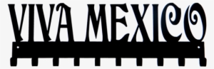 Viva Mexico Black 10 Hook Medal Display Hanger - Imagenes Png Viva Mexico