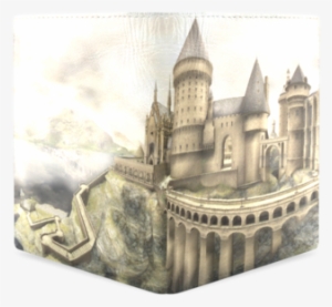 Psylocke Men's Leather Wallet With Hogwarts Castle - Harry Potter Y La Orden