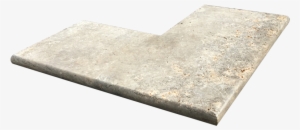 Silver External Bullnose Pavers - Silver