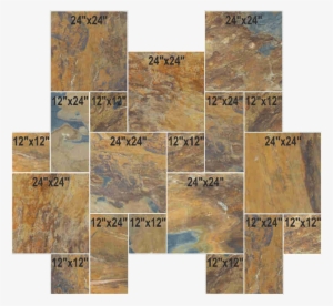 Pavers California Gold Random Pattern Cut Face Dimensional - Tile