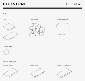 Eco Outdoor Bluestone Paving Formats - Eco Outdoor