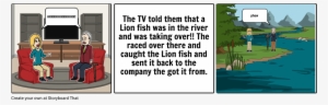 Lion Fish - Cartoon
