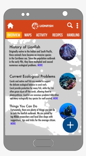 Lionfish App Screens - Lionfish