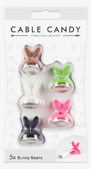 Colour Mix - Kabelmanager Cable Candy, Bunny Beans, 5 Stk Universal,
