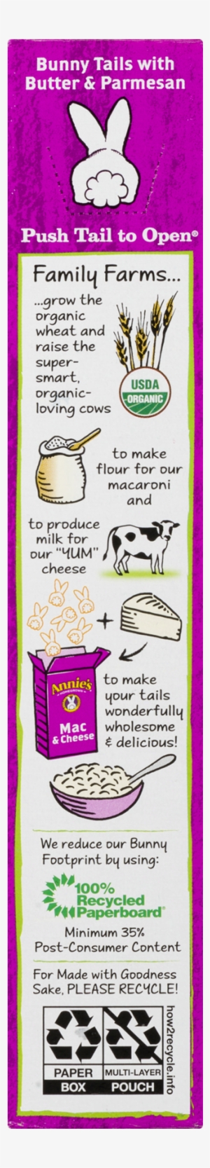 Annie's Bunny Tails With Butter And Parmesan Macaroni - Annie's Homegrown Organic Macaroni & Cheese, Shells