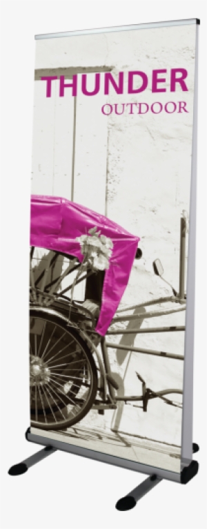 Outdoor Retractable Banner Stand