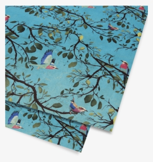 Turquoise Holler Bird Gift Wrap