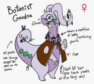 Botanist Goodra - Cartoon