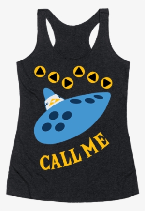 Call Me Zelda Ocarina Racerback Tank Top - Tequila T Shirt