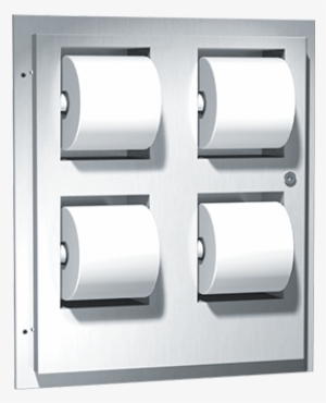 048234 Multi-roll Toilet Tissue Dispenser Recessed - Commercial 4 Roll Toilet Paper Dispenser