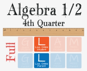 Alg 1/2 Qtr - Saxon Algebra 1