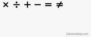 Symbols And Operations Used In Algebra - Pemdas Symbols
