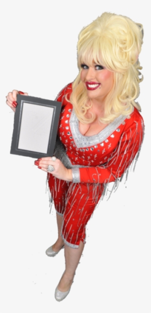 Dolly Proff Red Holding Cropped - Scott Clarke