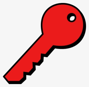 Redplain Key Clip Art At Clker - Key Clip Art