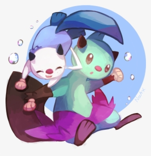 • Pokemon My Art Tepig Pignite Snivy Oshawott Servine - Dewott