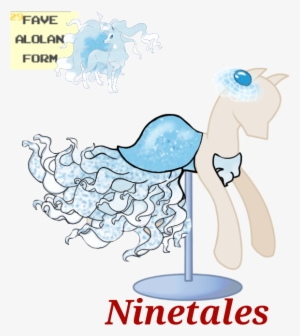 Alolan Ninetales, Artist - Alolan Ninetales Pony