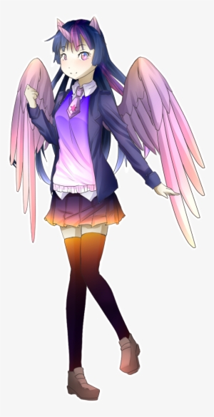 Shironeko-senpai, Clothes, Eared Humanization, Horned - Anime Twilight Sparkle Png