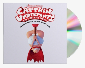*autographed* Official Soundtrack Cd - Captain Underpants The First Epic Movie