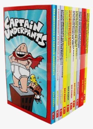 Captain Underpants Set - Captain Underpants Box Set By Dav Pilkey