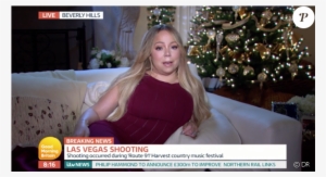Mariah Carey Interviewée En Duplex De Los Angeles Pour - Mariah Carey Interview Vegas Shooting