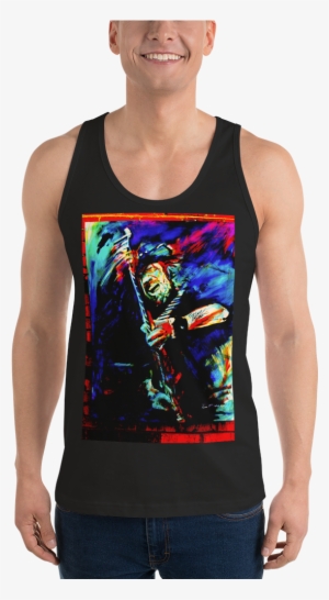 Karma Inc Apparel "kenny Olson Rocks" Limited Edition - Bella Canvas Unisex Jersey Tank, Style C3480, Black