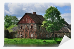 Ancient Abandoned House, Lithuania, Europe Wall Mural - Estate