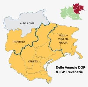Delle Venezie Doc - Delle Venezie Italy Map