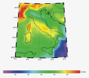 Italy - Geoid