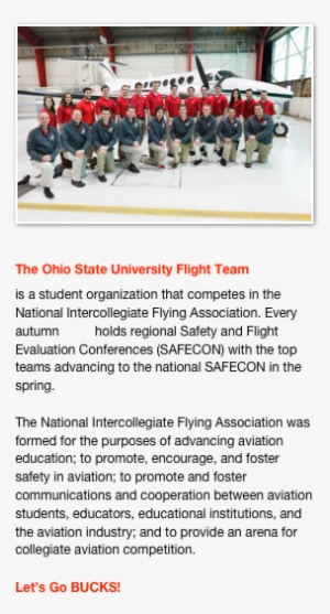The Ohio State University Flight Team Is A Student - National Intercollegiate Flying Association