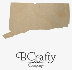 Wooden Connecticut State Shape Cutout - Connecticut