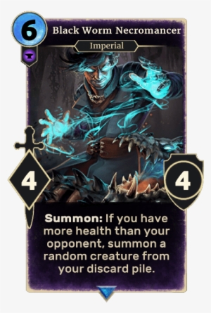 Black Worm Necromancer - Elder Scrolls Legends Tyr