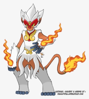 Mega Infernape By Iqbalputra-d7rw4t5 - La Mega Evolucion De Infernape