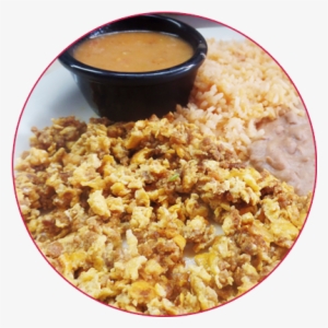 Scrambled Eggs Grilled With Shredded Beef & Pico De - Gruel