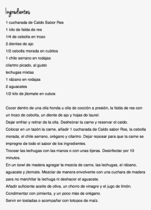 Ingredientes 1 Cucharada De Caldo Sabor Res 1 Kilo - My Name Is Poem Memes