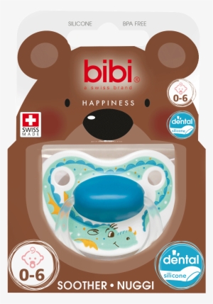 Bibi® Πιπίλα Σιλικόνης Stardust "dragon" Happiness - Bibi Fopspeen 0 6 Maanden