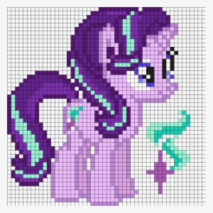 Starlight Glimmer Perler Bead Pattern / Bead Sprite - Starlight Glimmer Minecraft
