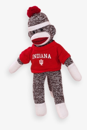 Image For Iu Bean Bag Monkey Sock - Indiana University Bloomington