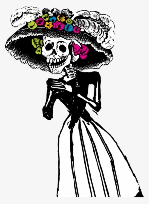 Dia De Muertos Catrina Dibujos
