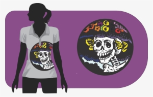 Playera Muertos - Skull Snaps Vinyl Record