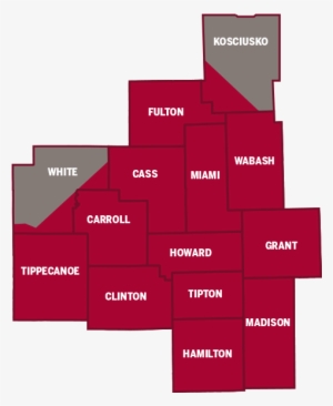 Iu Kokomo Service Region Map - Diagram