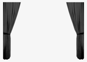 Curtain Black Png Clipart Curtain Window Light - Clip Art